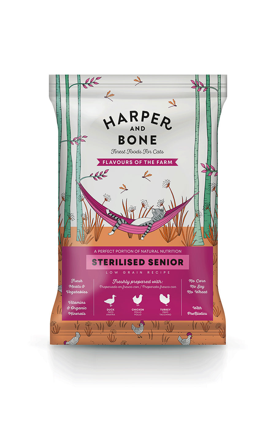 Harper and Bone Kat - Flavours of the Farm Senior Sterilised
