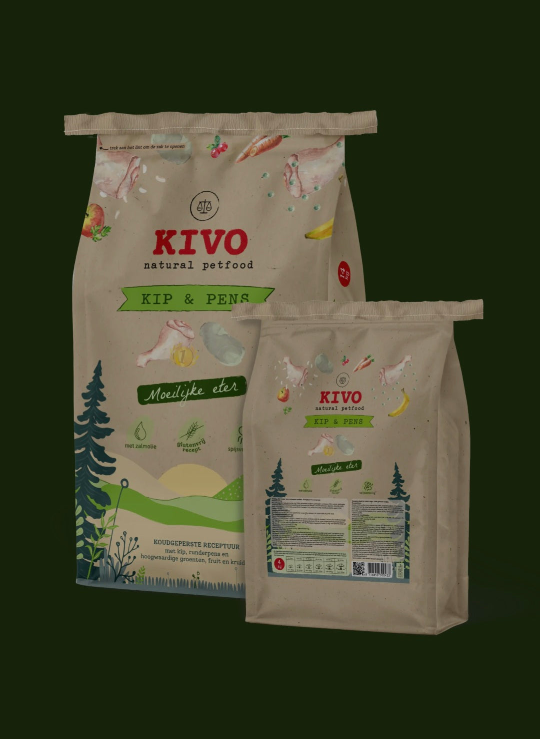 Kivo - Kip & Pens - Moeilijke eter 4 kilo (glutenvrij)