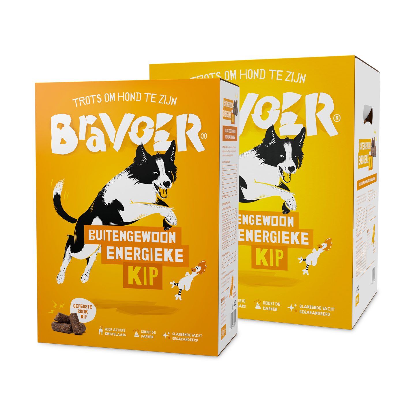 Bravoer Buitengewoon Energieke Kip (Geperst)