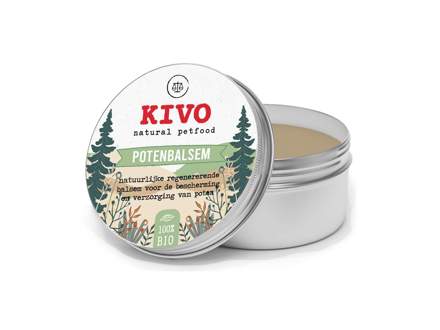 Kivo - Biologische Potenbalsem 50 ml