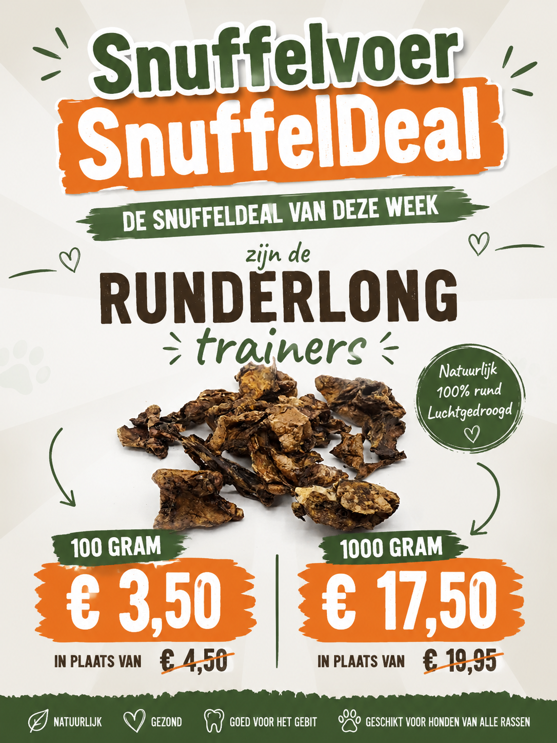 SnuffelDeal week 29 - Runderlong Trainers