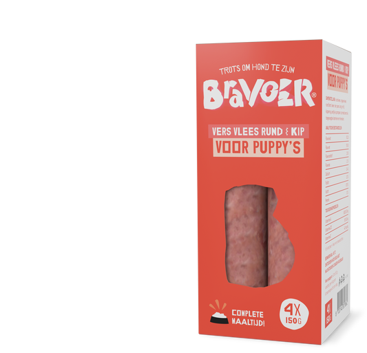Bravoer Puppy (Rund & Kip) (vers vlees)