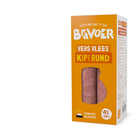Bravoer Kip & Rund (vers vlees)