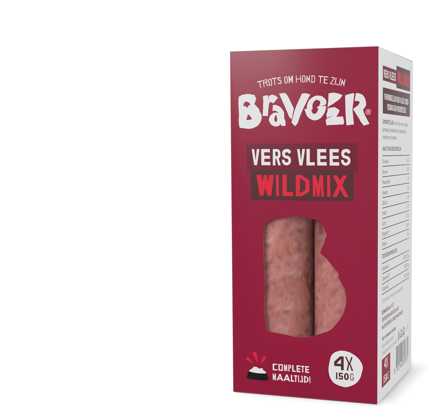 Bravoer Wild (Hert, Konijn & Eend) (vers vlees)