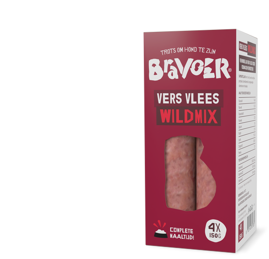 Bravoer Wild (Hert, Konijn & Eend) (vers vlees)