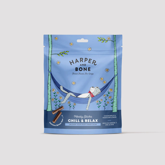 Harper and Bone Dogs Meaty Sticks Chill & Relax (Calming) 75 gram
