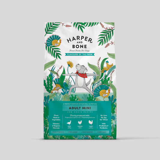 Harper and Bone Hond - Flavours of the Farm Adult Dog (mini)