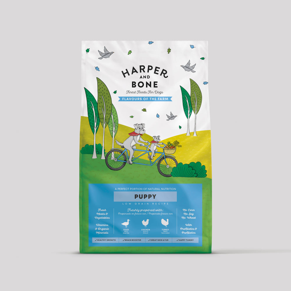 Harper and Bone Hond - Flavours of the Farm Puppy (all breeds)