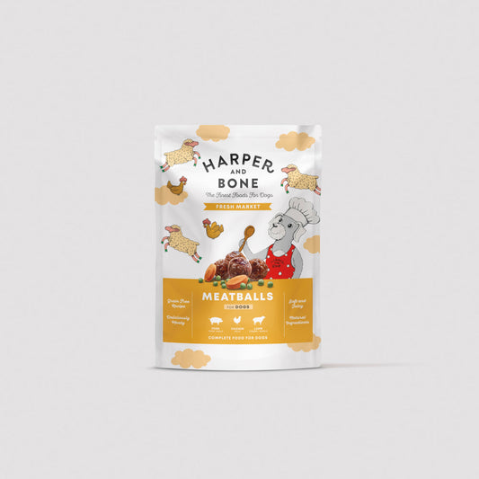 Harper and Bone Hond - Fresh Market Meat Balls (vlees) 300 gram