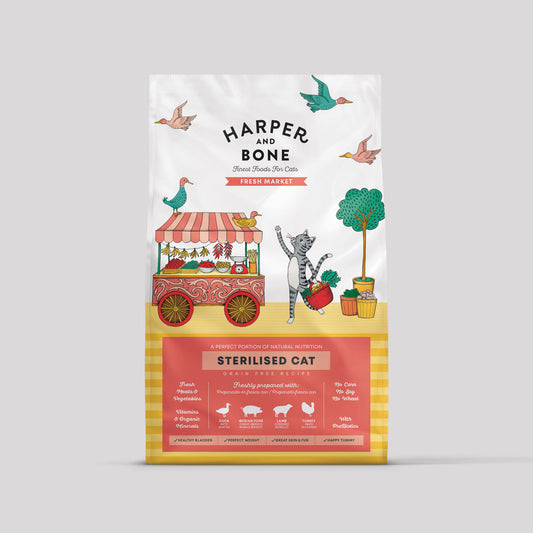 Harper and Bone Kat - Fresh Market Sterilised
