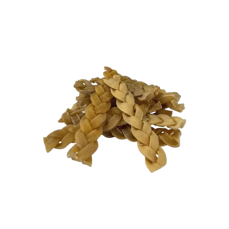 Gevlochten Buffelhuid 15cm