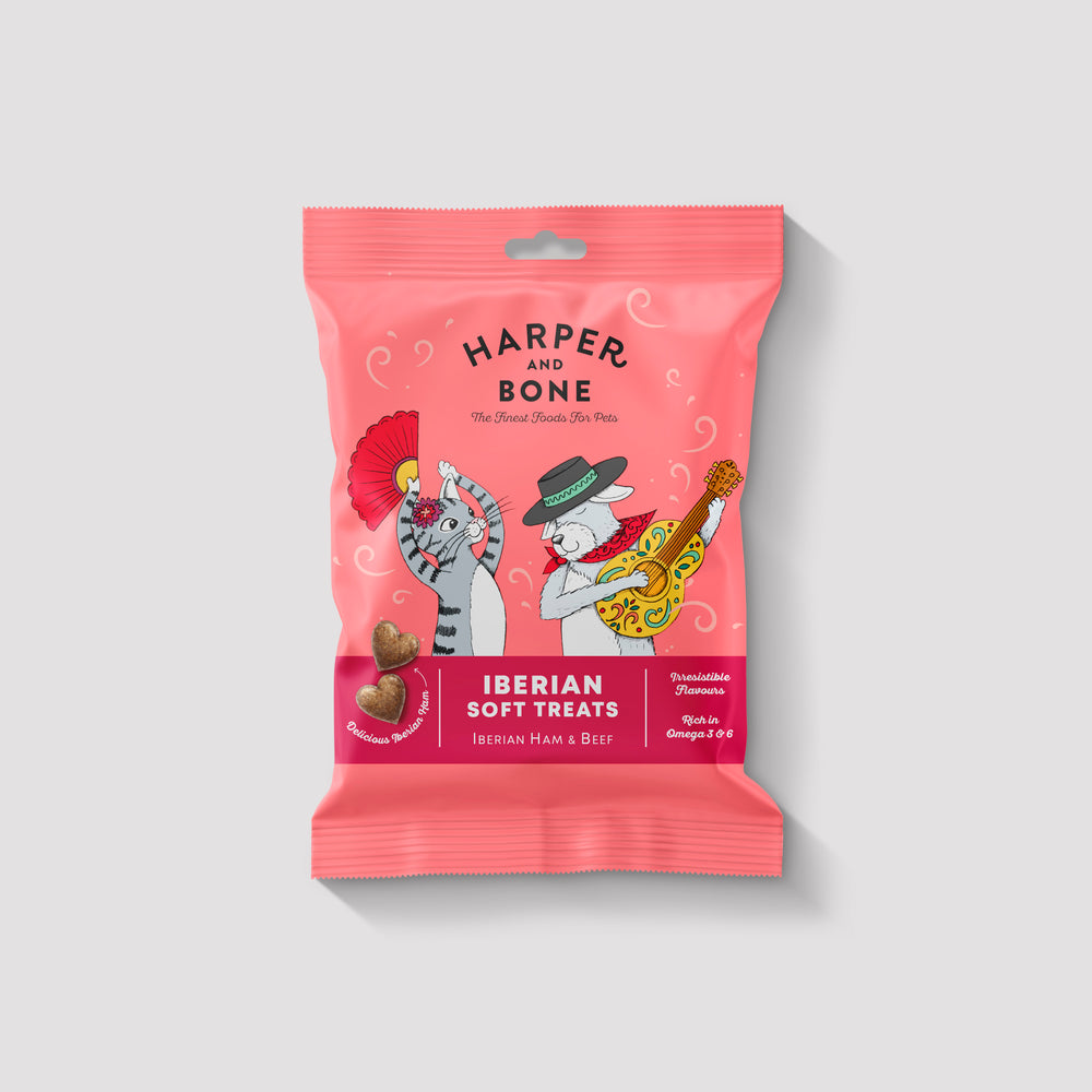 Harper and Bone Cats & Dogs Iberian Soft Treats Beef 90 gram