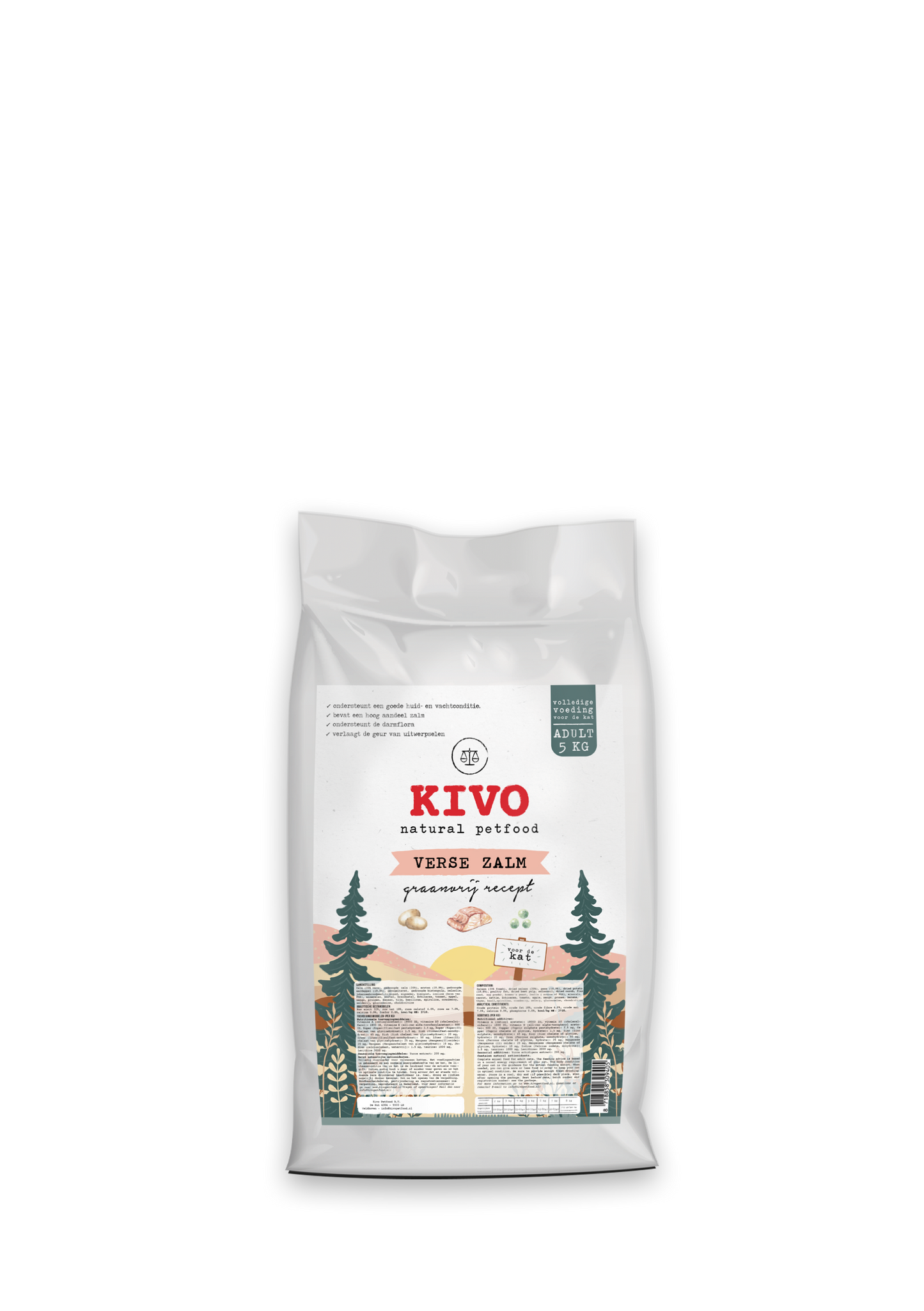Kivo - Verse Zalm - Graanvrij 5 kilo