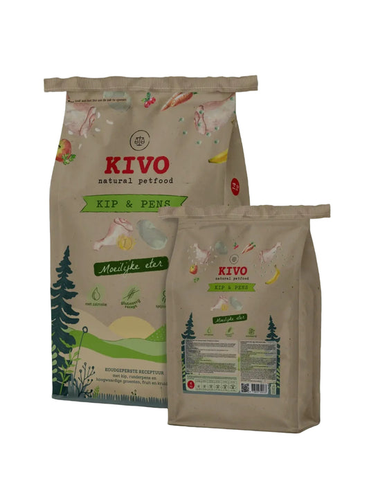 Kivo - Kip & Pens - Moeilijke eter 14 kilo (glutenvrij)