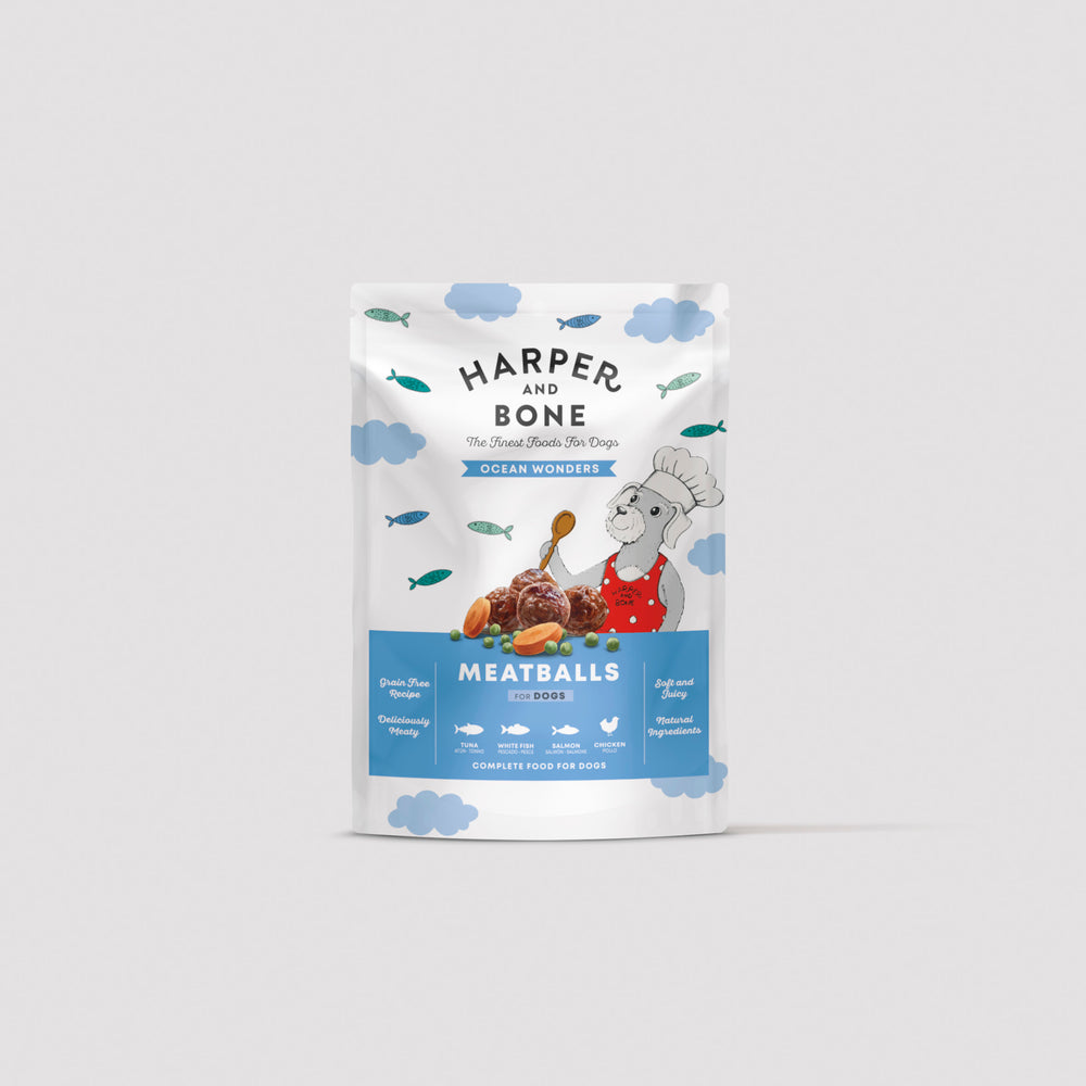 Harper and Bone Hond - Ocean Wonders Meat Balls (vlees) 300 gram