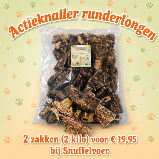 Runderlongen actie 2 kilo