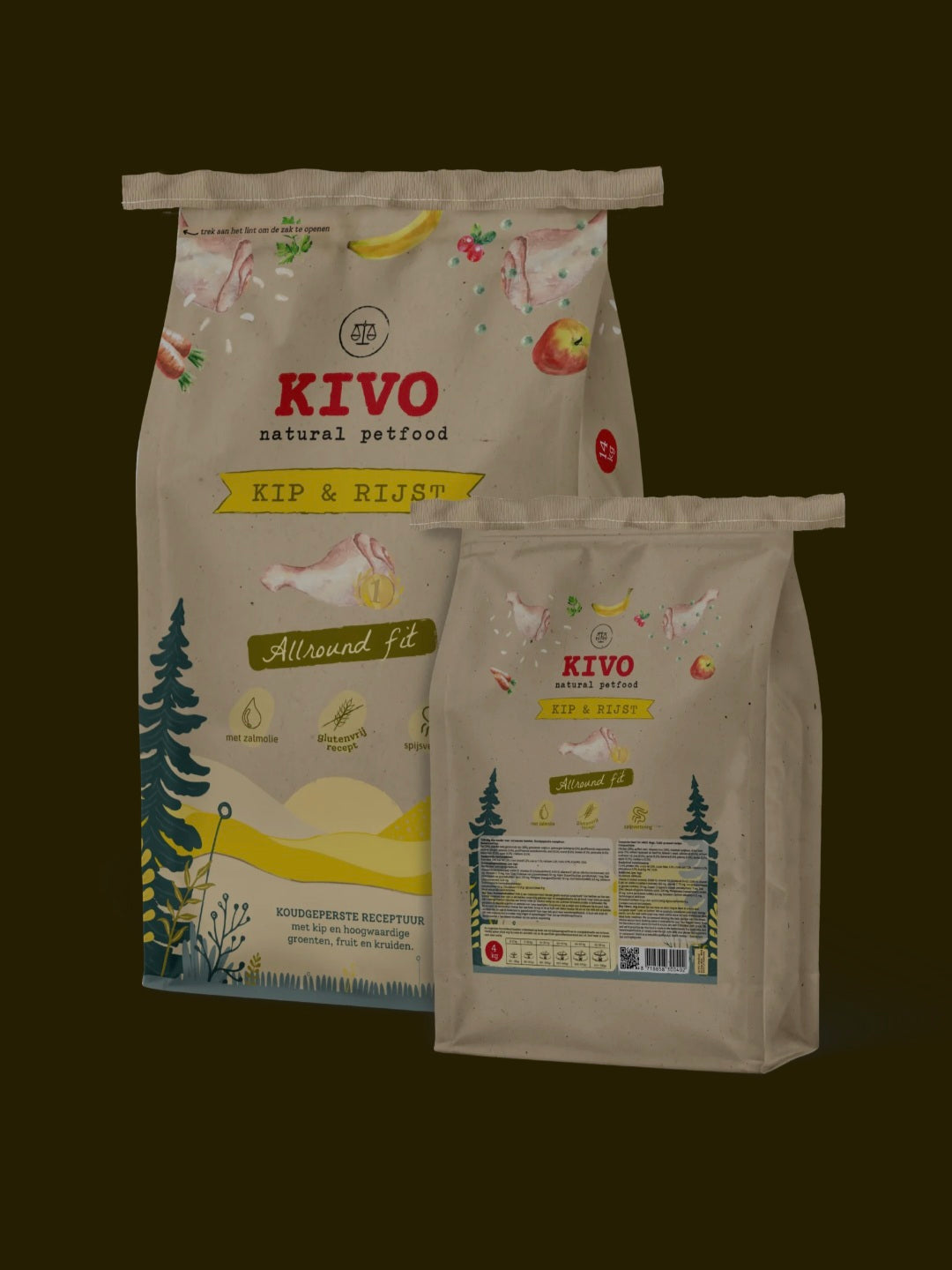 Kivo - Kip & Rijst - Allround Fit 14 kilo (glutenvrij)