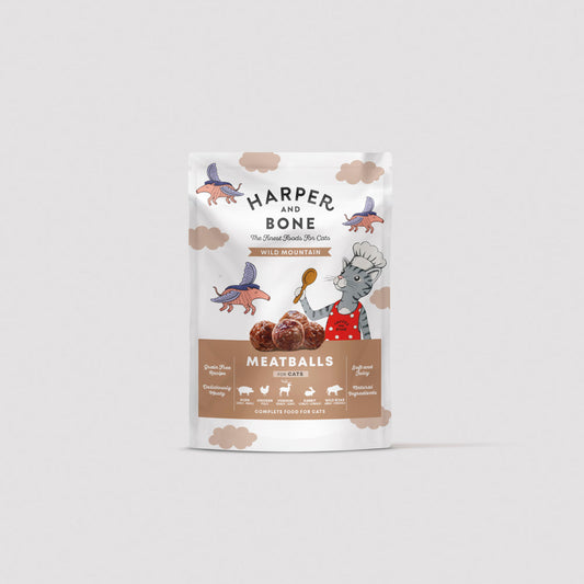 Harper and Bone Kat - Wild Mountain Meat Balls (vlees) 85 gram
