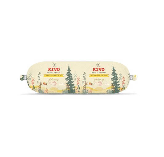 Kivo - Gestoomde Kip 600 gram