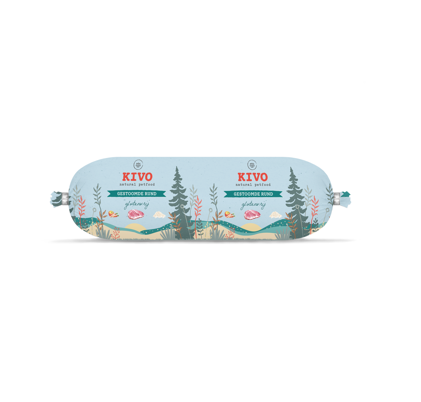 Kivo - Gestoomde Rund 600 gram