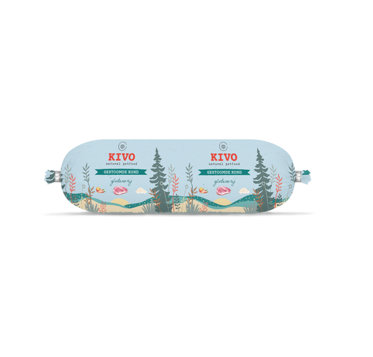 Kivo - Gestoomde Rund 600 gram