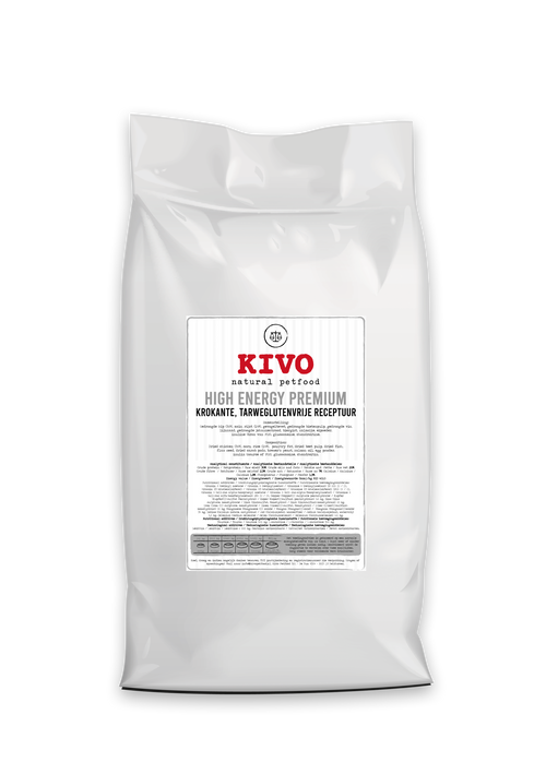 Kivo - High Energy Premium - Tarweglutenvrij 15 kilo