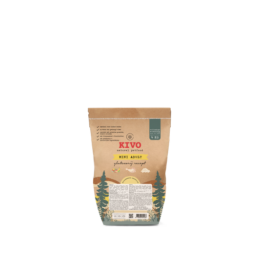 Kivo - Kalkoen & Rijst - Mini Adult 4 kilo (glutenvrij)