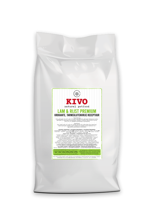 Kivo - Lam & Rijst Premium - Tarweglutenvrij 15 kilo