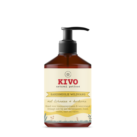 Kivo - Sardineolie met Echinacea & Kurkuma 500 ml