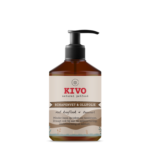 Kivo - Schapenvet met Knoflook & Zeewier 500 ml