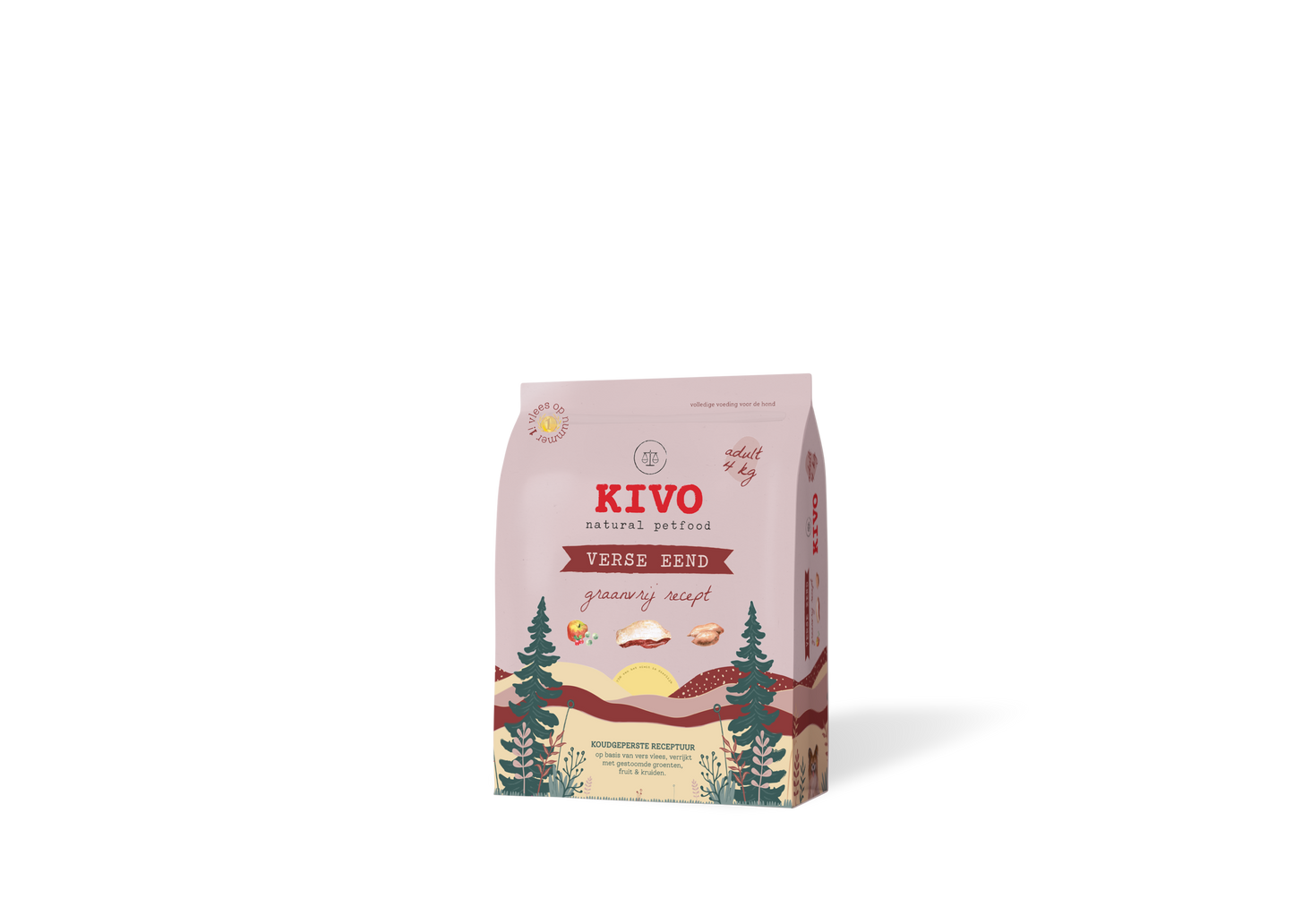 Kivo - Verse Eend - 4 kilo (graanvrij)
