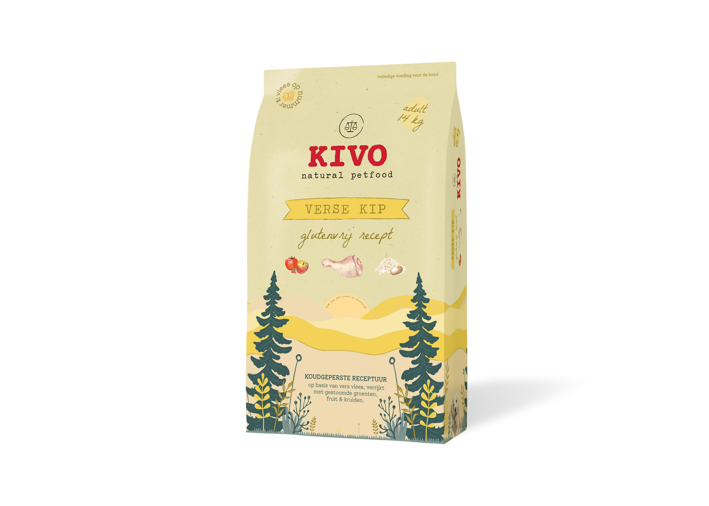 Kivo - Verse Kip - Glutenvrij 14 kilo