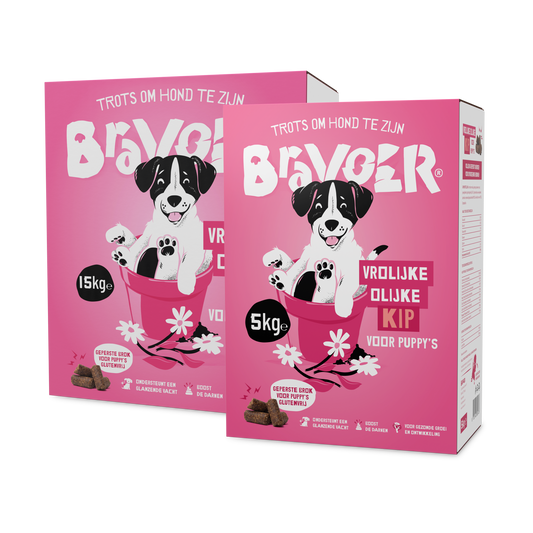 Bravoer Vrolijke Olijke Kip (Geperst) (glutenvrij)